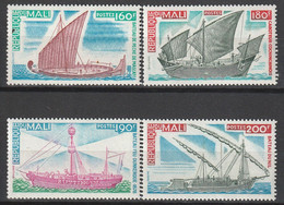 MALI - N°271/4 ** (1976) Bateaux - Malí (1959-...)