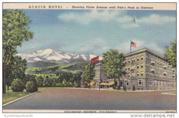 Colorado Colorado Springs Acacia Hotel Curteich - Colorado Springs