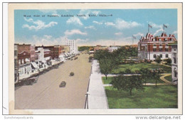 Oklahoma Enid West Side Of Square Street Scene - Enid