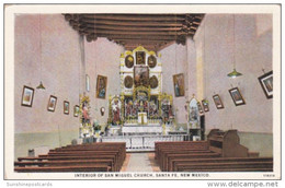 New Mexico Santa Fe Interior Of San Miguel Church - Santa Fe