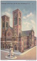 Rhode Island Catheral Of St Peter And St Paul 1945 Curteich - Providence