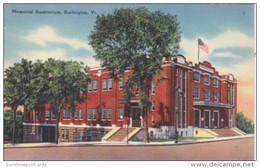 Vermont Burlington Memorial Auditorium 1955 - Burlington