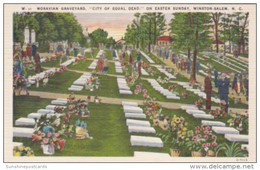 North Carolina Winston-Salem Moravian Graveyard City Of Equal Dead On Easter Sunday - Winston Salem