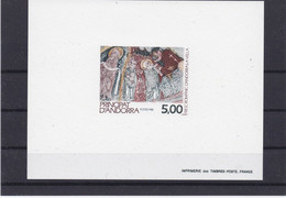 Andorre 1988, Cat. Yvert N° 375 épreuve De Luxe **. Fresque Romane. Graveur Lacaque. - Storia Postale