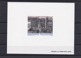 Polynésie 1994, Cat.Yvert N° 457 ** épreuv De Luxe. 20e Anniversaire Académie Tahitiennee . Graveur Bequet. - Imperforates, Proofs & Errors