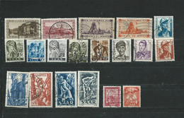 Sarre   Lot De Timbres  Différents - Lots & Serien