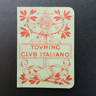 Tessera TOURING CLUB ITALIANO MILANO - GRUPPO DI COMO - (COD.627-148 E+d) - Mitgliedskarten