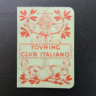 Tessera TOURING CLUB ITALIANO MILANO - GRUPPO DI COMO - (COD.627-148 E+d) - Tarjetas De Membresía