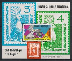 NOUVELLE CALEDONIE - 1985 - Bloc Feuillet BF N°Yv. 7 - Cagou - Neuf Luxe ** / MNH / Postfrisch - Hojas Y Bloques