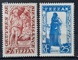 Fezzan (ex-colonie Française) Territoire Militaire 1950 N°54/55 ** TB Cote 9€ - Nuovi