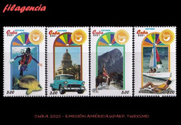 AMERICA. CUBA MINT. 2021 EMISIÓN AMÉRICA UPAEP. TURISMO - Unused Stamps