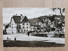 Ansichtskarte - Schwäbisch Gmünd - Straßenszene Mit Bahnhof - Schwaebisch Gmünd