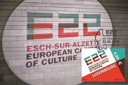 Luxembourg 2022 - Esch2022, European Capital Of Culture 2022 Carte Maximum - Gebruikt