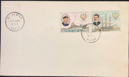 1967 STAMP DAY SPECIAL COVER WITH 1967 NAVAL CLUB SET ISSUE - Covers & Documents