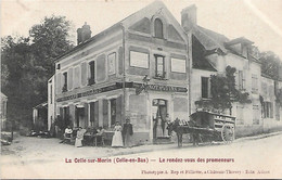 LA CELLE Sur MORIN - Le Rendez Vous Des Promeneurs - Café - Attelage - Other Municipalities