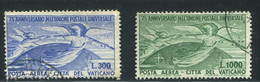 VATICANO 1949 POSTA AEREA UPU USATO - Used Stamps