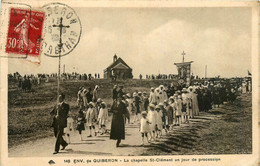 Elven * La Chapelle St Clément Un Jour De Procession * Environ De Quiberon * Fête Religieuse Défilé - Elven