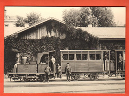 ZMH-04 Sur La Ligne Lausanne- Echallens-Bercher, Repro En Gare Lausanne-Chauderon Vers 1880. GF NC - Échallens