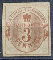 HANNOVER 1859 - MNG - Mi 13 - 3pf - Hannover