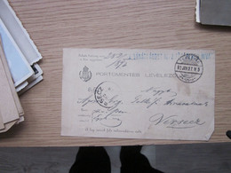 Portomentes Levelezolap Temesvar To Versecz Vrsac 1892 - Temesvár