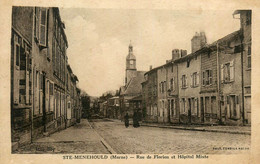 Ste Ménéhould * Rue De Florion Et Hôpital Mixte - Sainte-Menehould