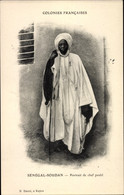CPA Senegal, Soudan, Portrait De Chef Peuhl - Senegal