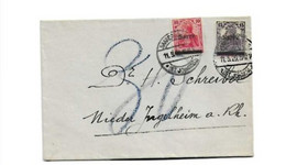 Brief Aus Saarbrücken 1920 - Settori Di Coordinazione