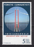 2022 TURKEY OPENING OF THE 1915 CANAKKALE BRIDGE MNH ** - Unused Stamps