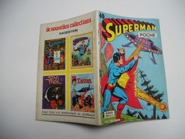 Superman Poche N°40.Le Maitre Du Vent Et De L'orage .1980.sagedition BE+ - Superman