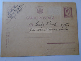 D189106   Romania Postal Stationery  Szabó József  Volt 9 Honvéd élelmezési Zászlós  WWII  Adressed To A Russian Lager - Otros & Sin Clasificación