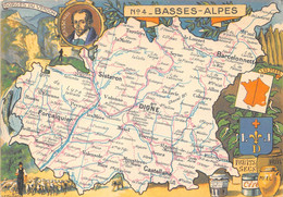 04-BASSES-ALPES - CARTE - Andere & Zonder Classificatie