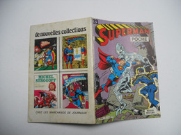 SUPERMAN POCHE N°33 SAGÉDITION 1980  BE+ - Superman