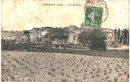 CPA Carte Postale France-Conques Vue Générale 1913  VM46551 - Conques Sur Orbiel