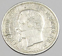 20 Centimes - Napoléon III  - Tête Nue - France -  1853  A  - Argent -  Sup - - 20 Centimes