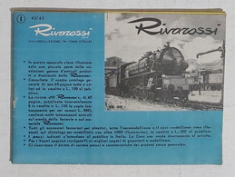 22639 RIVAROSSI - Opuscolo Pubblicitario 62/63 - 28 Pagg. - Italië