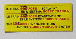 57480 Fermodellismo - Foglietto Pubblicitario Rivarossi Scala N E Hobby Track N - Italie