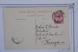 AS15  PORTUGAL BELLE CARTE 1895 HILENQUER ?   POUR  FRANCE  + AFFR. INTERESSANT - Covers & Documents