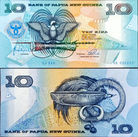 Papua New Guinea 10 Kina Commemorative Unc - Papoea-Nieuw-Guinea