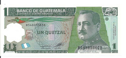 GUATEMALA 1 QUETZAL 2012 UNC P 115 B - Guatemala