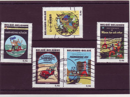 Europe - Belgique - Tintin - 5 Timbres Différents - 1264 - Ohne Zuordnung