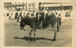 Sables D'olonne ? * Carte Photo * âne Monté * Enfants - Sables D'Olonne