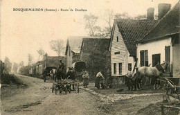 Bouquemaison * La Route De Doullens * Maréchal Ferrant * Machines Agricoles * Villageois - Andere & Zonder Classificatie