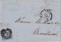 BADEN 1861 LETTRE DE MANNHEIM - Storia Postale