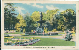 CA HALIFAX / The Fountain - Public Garden / CARTE COULEUR - Halifax