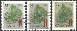 Canada 1979 - Mi 719 - YT 698 ( Eastern White Pine ) Three Shades Of Color - Variedades Y Curiosidades