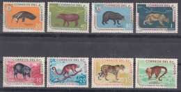 Ecuador 1960 And 1961 Animals Mi#1021-1024 And Mi#1066-1069 Mint Never Hinged - Equateur