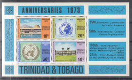 Trinidad & Tobago 1973 Mi#Block 7 Mint Never Hinged - Trindad & Tobago (1962-...)