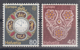 Switzerland 1976 Europa Mi#1073-1074 Mint Never Hinged - Ungebraucht