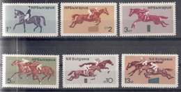Bulgaria 1965 Horses Mi#1571-1576 Mint Never Hinged - Unused Stamps