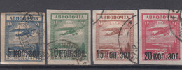 Russia USSR 1924 Mi#267-270 Used - Gebraucht